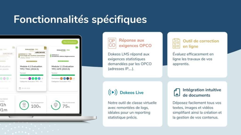 dokeos lms, plateforme e-learning pour CFA